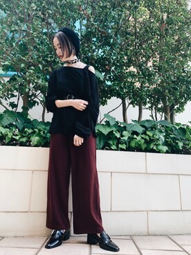 NOZOMIさん（レディース・154cm）の秋コーディネート