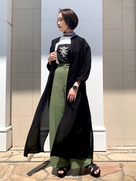 NOZOMIさん（レディース・154cm）の夏コーディネート