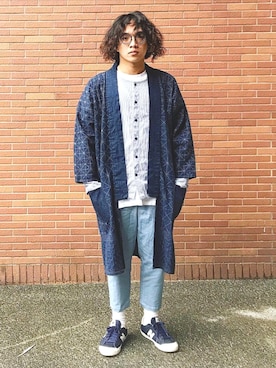 「アイテム（その他アウター）」を使った、Tsai Min Lunさん（メンズ・169cm・20代）の夏コーディネート