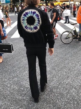 「DRIES VAN NOTEN（ドリスヴァンノッテン）のアイテム（ブルゾン）」を使った、_さん（メンズ・175cm）の冬コーディネート