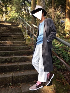 「rps（アールピーエス）のアイテム（その他アウター）」を使った、TABIOさん（メンズ・170cm）の春コーディネート