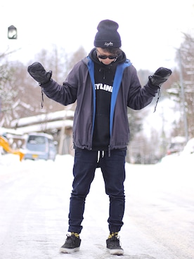 halさん（メンズ・175cm）の冬コーディネート