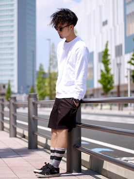 「HAVEA（ハバ）のアイテム」を使った、halさん（メンズ・175cm）の春コーディネート