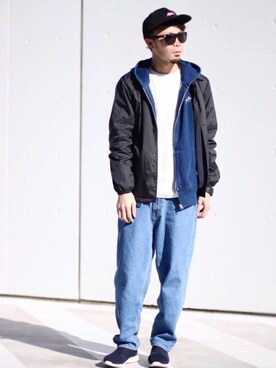 ファッションのインスピレーション 最新デニム パーカー メンズ コーデ