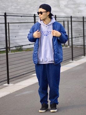 「アイテム（モッズコート、その他）」を使った、halさん（メンズ・175cm）の冬コーディネート