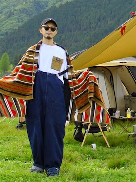 サロペット オーバーオールを使った キャンプ のメンズ人気ファッションコーディネート ユーザー その他ユーザー 季節 3月 5月 Wear