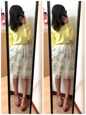 「MULLER（ミューラー）のアイテム」を使った、✩Ｋｉｉさん（レディース・154cm）の春コーディネート