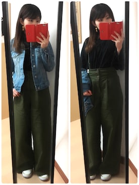 「アイテム（ピアス（両耳用））」を使った、✩Ｋｉｉさん（レディース・154cm・20代）の春コーディネート