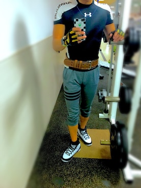 「筋トレ」｜lupin48さん（メンズ・178cm）の春コーディネート