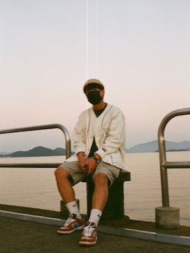 「SENSE（センス）のアイテム（ジャケット/アウター）」を使った、Hanghangyeahさん（メンズ・170cm）の夏コーディネート