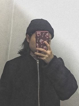 「WP（ダブリューピー）のアイテム（ブルゾン）」を使った、☽さん（キッズ・142cm）の冬コーディネート