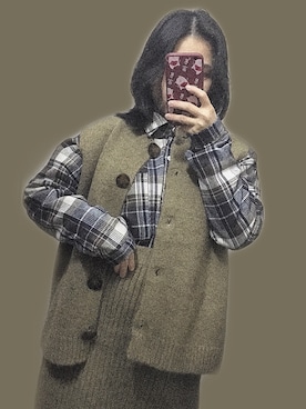 「WP（ダブリューピー）のアイテム」を使った、☽さん（キッズ・142cm）の冬コーディネート