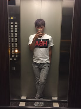 「hba」｜藤谷絃太さん（メンズ・170cm）の夏コーディネート