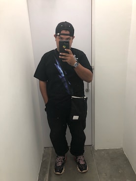 「nanamica（ナナミカ）のアイテム（バッグ）」を使った、lalanさん（メンズ・165cm）の春コーディネート