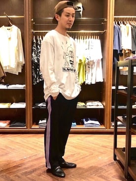 「THE CONVENI（ザ・コンビニ）のアイテム」を使った、JUNYAさん（メンズ・171cm）の夏コーディネート