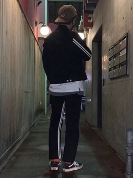 「JUNYA WATANABE COMME des GARCONS（ジュンヤワタナベコムデギャルソン）のアイテム（ブルゾン）」を使った、JUNYAさん（メンズ・171cm）の秋コーディネート