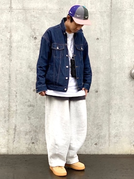 「THE CONVENI（ザ・コンビニ）のアイテム」を使った、JUNYAさん（メンズ・171cm）の秋コーディネート