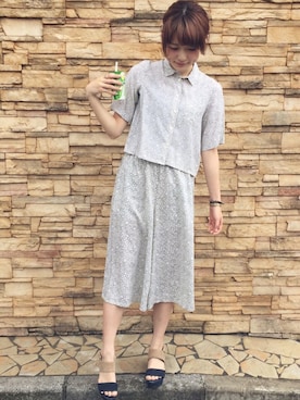 「MONKI」｜maicoさん（レディース・154cm）の夏コーディネート