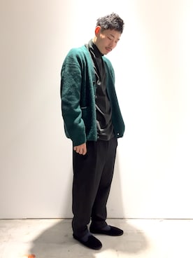 「unfil」｜「アイテム（スリッポン）」を使った、ドイさん（メンズ・178cm）の秋コーディネート