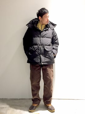 「orslow」｜「アイテム（ダウンジャケット/コート）」を使った、ドイさん（メンズ・178cm）の秋コーディネート