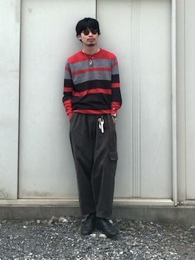 「GIORGIO ARMANI」｜ヨーヘイさん（メンズ・175cm）の春コーディネート
