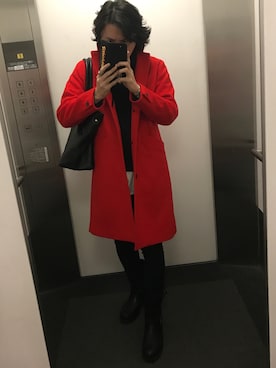 「jiggys shop（ジギーズショップ）のアイテム（チノパンツ）」を使った、少佐さん（メンズ・165cm）の冬コーディネート