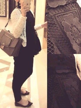 「Handmade（ハンドメイド）のアイテム（テーラードジャケット）」を使った、𝓈𝒽𝒶𝓃𝒾𝒸𝑒さん（レディース・165cm）の秋コーディネート