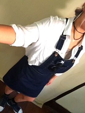 「cotton on（コットンオン）のアイテム（オールインワン・サロペット）」を使った、y_1028_さん（レディース・157cm）の春コーディネート