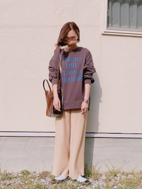 「アイテム（マニキュア/ジェルネイル、その他）」を使った、あみぃさん（レディース・161cm）の春コーディネート