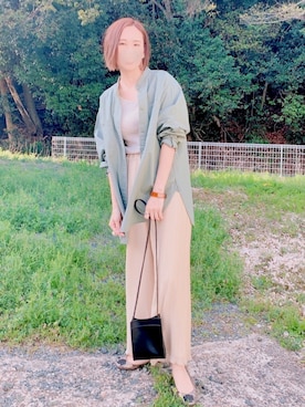 あみぃさん(レディース・161cm)の春コーディネート