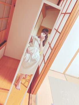 「アイテム（ワンピース/ドレス）」を使った、めろさん（レディース・157cm・10代）の夏コーディネート
