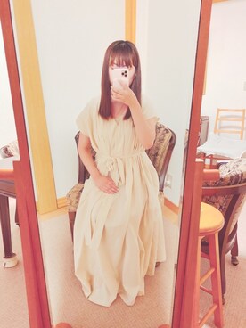 「アイテム（ワンピース/ドレス）」を使った、めろさん（レディース・157cm・10代）の夏コーディネート
