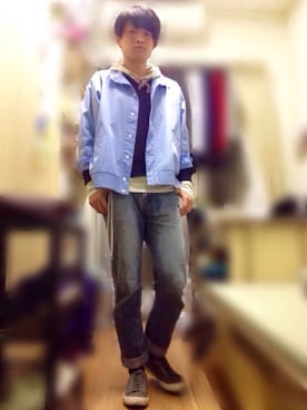 「Dclothing」｜YuuKiさん（メンズ・165cm）の冬コーディネート