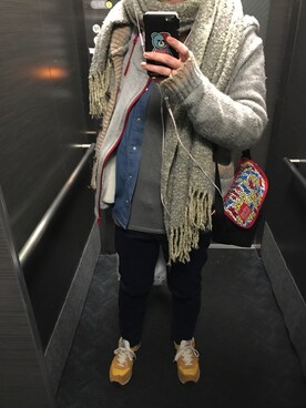 チーズバーガーさん(レディース・163cm)の冬コーディネート