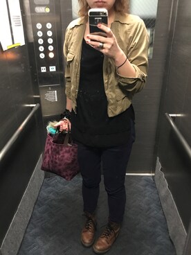 チーズバーガーさん(レディース・163cm)の冬コーディネート