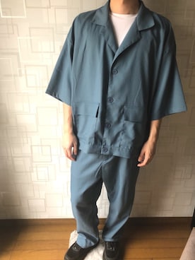 成宮さん(メンズ・170cm)の夏コーディネート