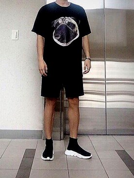 「pug」｜Ssunさん（メンズ・175cm）の夏コーディネート