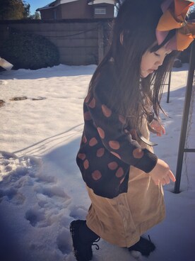 Aliceさん（キッズ・90cm）の冬コーディネート