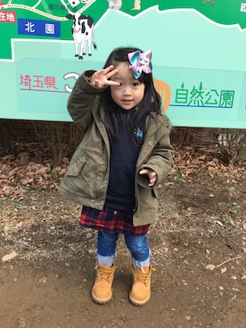 Aliceさん（キッズ・90cm）の冬コーディネート