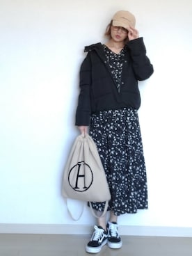 「レギンスコーデ」｜「アイテム（ジャケット/アウター）」を使った、akoさん（レディース・155cm）の秋コーディネート