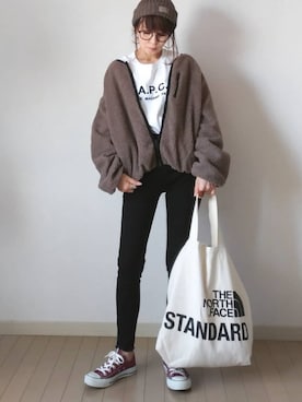 akoさん（レディース・155cm）の秋コーディネート