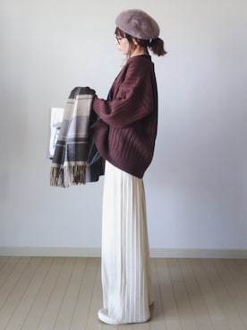 akoさん（レディース・155cm）の秋コーディネート