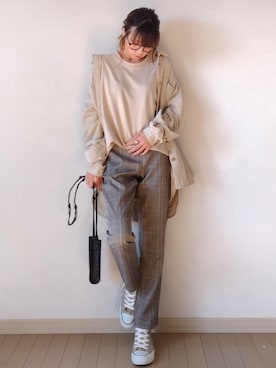 akoさん（レディース・155cm）の秋コーディネート