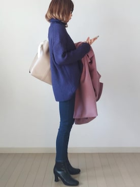 akoさん(レディース・155cm)の冬コーディネート