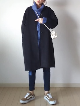 「CECIL McBEE（セシルマクビー）のアイテム（テーラードジャケット）」を使った、akoさん（レディース・155cm）の冬コーディネート