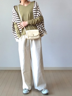 akoさん（レディース・155cm）の春コーディネート