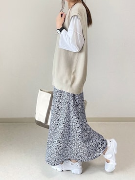 akoさん（レディース・155cm）の春コーディネート