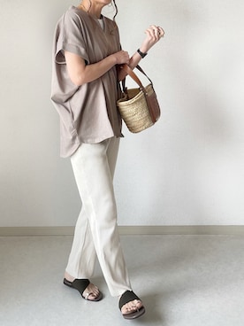 「Shoe Fantasy（シューファンタジー）のアイテム」を使った、akoさん（レディース・155cm）の春コーディネート