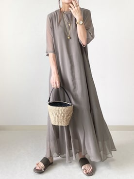 「Shoe Fantasy（シューファンタジー）のアイテム」を使った、akoさん（レディース・155cm）の春コーディネート