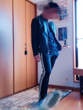 「韓流」｜「アイテム（ジャケット/アウター）」を使った、S🤐さん（メンズ・172cm）の冬コーディネート